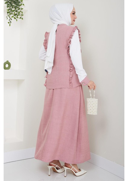 Elisa Etekli Takım Pembe Hm2397 fırsatları