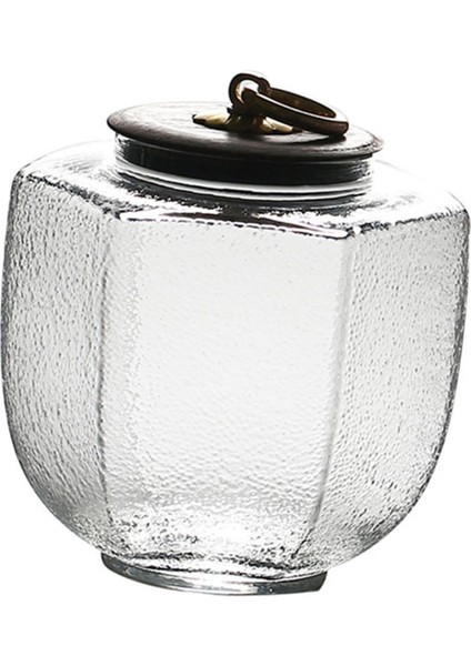 Cam Çay Kavanozu Ir Tokalı Ahşap Kapaklı Hediyelik (Yurt Dışından) fırsatları