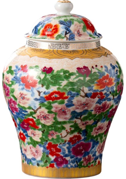 Çiçek Zencefil Tapınak Kavanoz I Dekoratif Dekorasyon Çok Çiçek (Yurt Dışından)