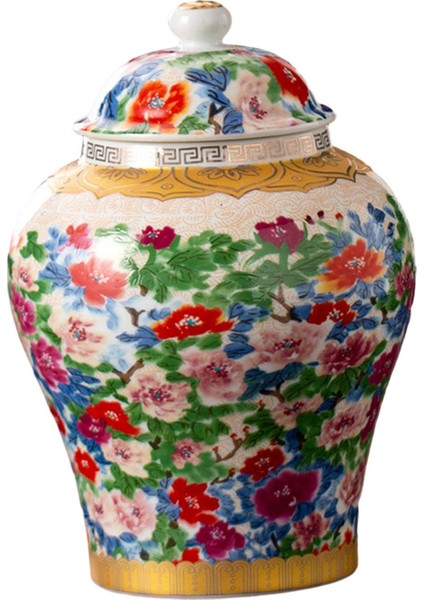 Çiçek Zencefil Tapınak Kavanoz I Dekoratif Dekorasyon Çok Çiçek (Yurt Dışından) fırsatları