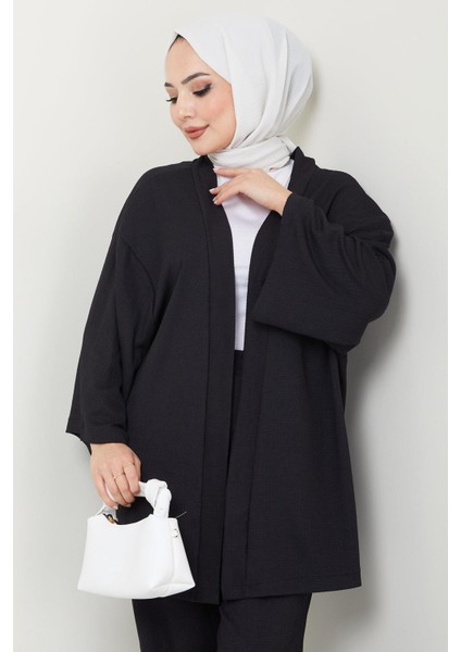 Kimono Pantolon Takım Siyah Hm2434 fırsatları
