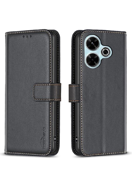 Xiaomi Redmi 13 4g Için Flip Case Cüzdan Kılıf Iş Çoklu Kart (Yurt Dışından)