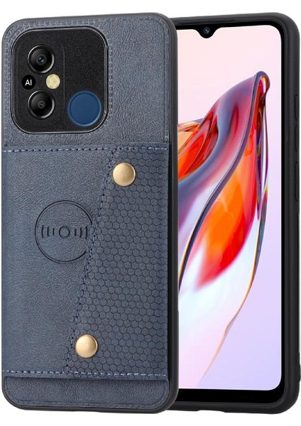Cüzdan Kılıf Için Xiaomi Redmi 12C/11A 4g Kart Tutucu Kickstand Darbeye (Yurt Dışından)
