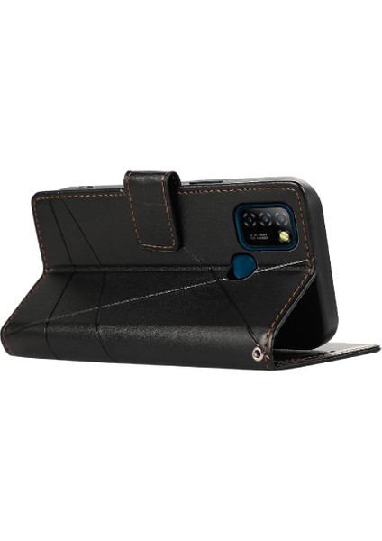 Infinix Sıcak 10 Lite Şok Emici Üç Kart Yuvaları Için Flip Case (Yurt Dışından)
