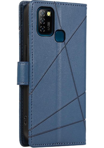 Infinix Sıcak 10 Lite Şok Emici Üç Kart Yuvaları Için Flip Case (Yurt Dışından)