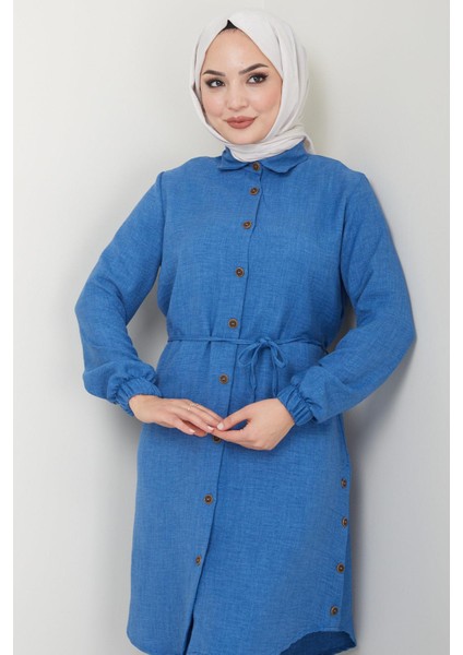 Düğme Detaylı Ikili Takım Indigo Hm2448 modelleri