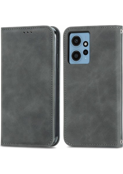 Xiaomi Redmi Not 12 Için Flip Case 4g Basit Iş Kapak Çevirin Deri (Yurt Dışından)