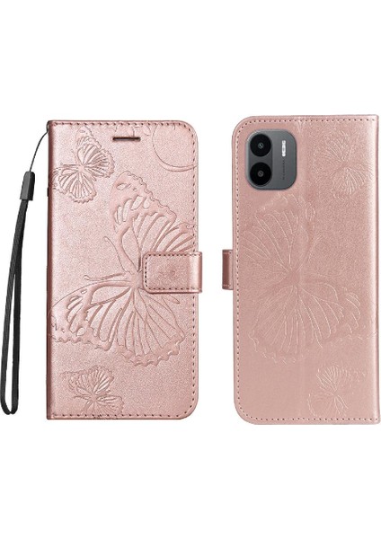 Xiaomi Redmi A1 Manyetik Kapak Flip Case Kickstand Pu Deri (Yurt Dışından)