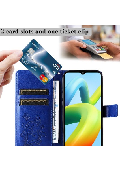 Xiaomi Redmi A1 Artı Manyetik Kapak Için Flip Case Kart Yuvası Standı ile Pu (Yurt Dışından) modelleri