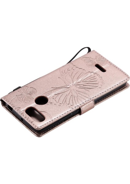 Xiaomi Redmi Için Flip Case 6/6A Kart Yuvası Standı ile Darbeye Kapak Pu (Yurt Dışından)