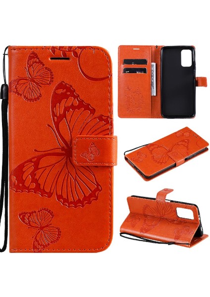 Xiaomi Redmi 9t Pu Deri Flip Case Kickstand Darbeye Kapak (Yurt Dışından)