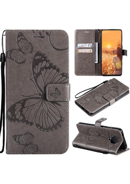 Nokia G20 Için Flip CASE/G10 Manyetik Kapak Darbeye Kapak Kart Yuvası ile (Yurt Dışından)