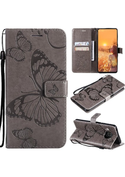 Nokia X10 Için Flip CASE/X20 Pu Deri Manyetik Kapak Kickstand Kapak Çevirin (Yurt Dışından)