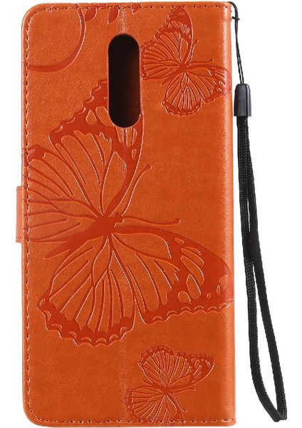 Nokia 3.2 Flip Kickstand Pu Deri Manyetik Kapak Kapak Için Flip Case (Yurt Dışından)