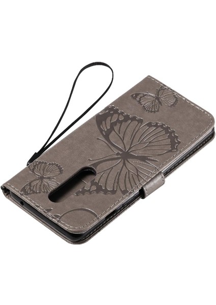 Kart Yuvası Standı ile Oneplus 8 Flip Kickstand Pu Deri Için Flip Case (Yurt Dışından)