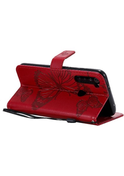 Kart Yuvası Standı ile Xiaomi Redmi Not 8 Için Flip Case Kickstand Pu (Yurt Dışından)