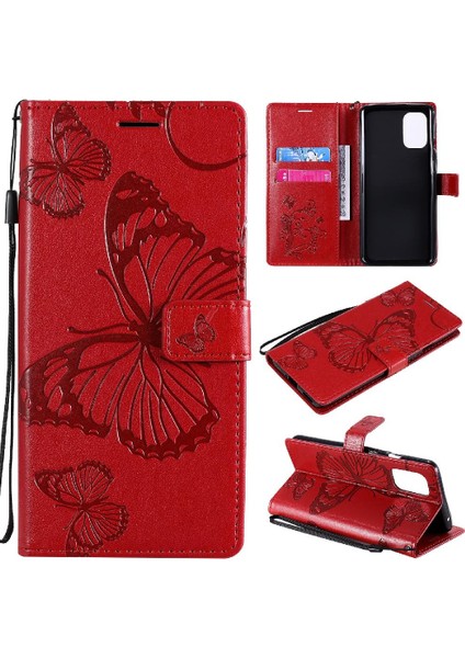 Kart Yuvası Standı ile Oneplus 8t Için Flip Case Kickstand Manyetik Pu Çevirin (Yurt Dışından)