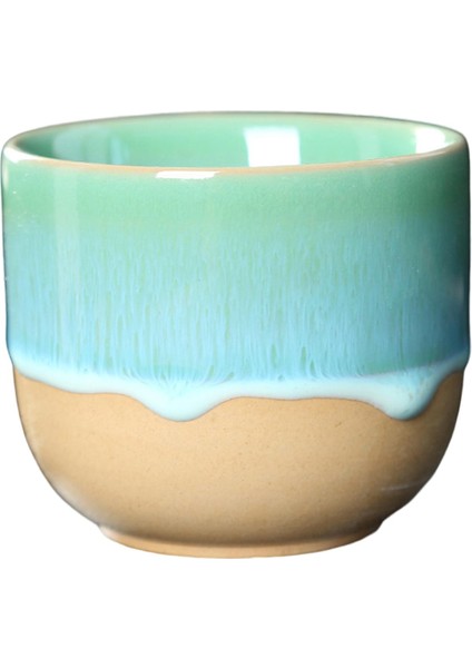 Çay Bardakları 150ML Sake I Latte Espresso Için Kung Fu Çay Bardağı Cyan Blue (Yurt Dışından)