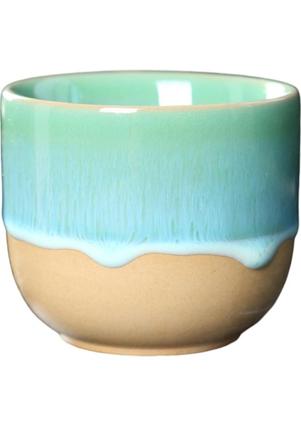 Çay Bardakları 150ML Sake I Latte Espresso Için Kung Fu Çay Bardağı Cyan Blue (Yurt Dışından)