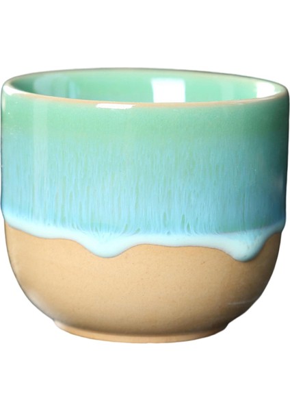 Çay Bardakları 150ML Sake I Latte Espresso Için Kung Fu Çay Bardağı Cyan Blue (Yurt Dışından)
