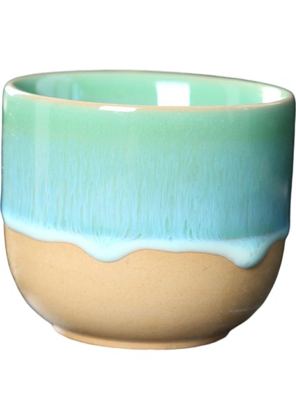 Çay Bardakları 150ML Sake I Latte Espresso Için Kung Fu Çay Bardağı Cyan Blue (Yurt Dışından)