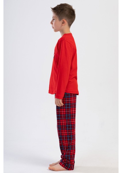 Pamuklu Erkek Çocuk Uzun Kol Pijama Takım(7-8/13-14) , 403210 modelleri