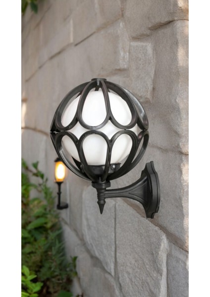 10 Watt 3000K Günışığı Ampul Dahil, Elektrikle Çalışır Bahçe Duvar Aydınlatma Armatürü, Duvar Apliği modelleri