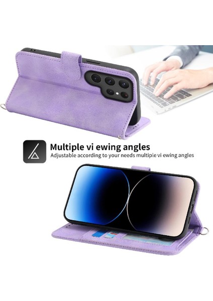 Galaxy S24 Ultra Kabartmalı Çoklu Kredi Kartı Yuvaları Için Flip Case (Yurt Dışından) indirimleri