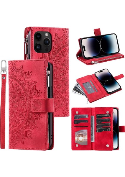 Xiaomi Redmi 13C 4g Için Kılıf Birden Fazla Kart Getirmek Totem Cüzdan Kılıf (Yurt Dışından)