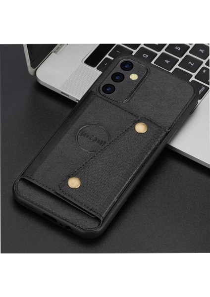 Galaxy A34 5g Kickstand Buit Için Cüzdan Kılıf Demir Kart Tutucu (Yurt Dışından) modelleri