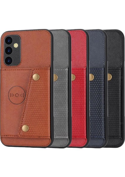 Galaxy A14 Için Cüzdan Durumda 4g/5g Kickstand Buit Demir Cüzdan (Yurt Dışından)