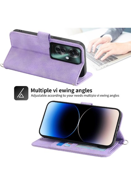 Oppo Oppo 11F Darbeye Dayanıklı Kabartmalı Çoklu Kredi Kartı Yuvaları Için Flip Case (Yurt Dışından) indirimleri