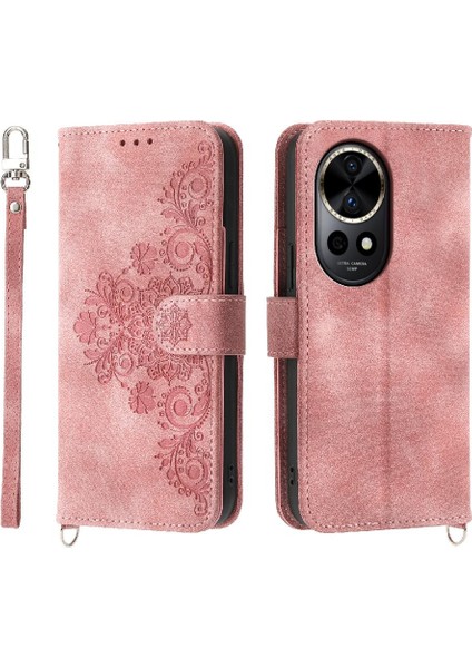 Mellow Shop Huawei Nova 12 Pro Için Flip Case Çoklu Kredi Kartı Yuvaları Darbeye (Yurt Dışından)