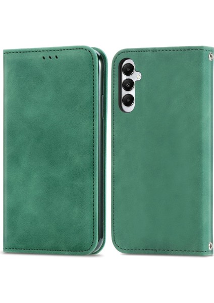 Galaxy A05S 4g Için Flip Case Darbeye Deri Kılıf Basit Flip (Yurt Dışından)