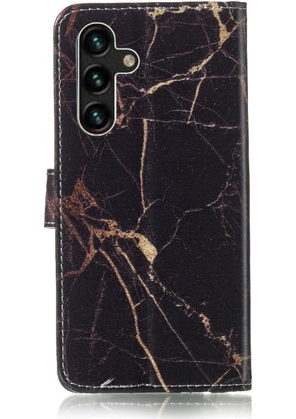 Galaxy A15 Için Flip Case 4g/5g Manyetik Pu Deri Cüzdan Kart (Yurt Dışından)