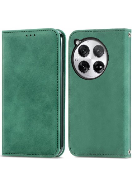 Oneplus 12 5g Için Flip Case Cüzdan Darbeye Deri Kılıf Kapak Çevirin (Yurt Dışından)
