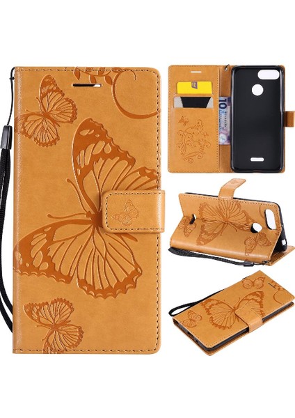 Xiaomi Redmi Için Flip Case 6/6A Kart Yuvası Standı ile Darbeye Kapak Pu (Yurt Dışından)