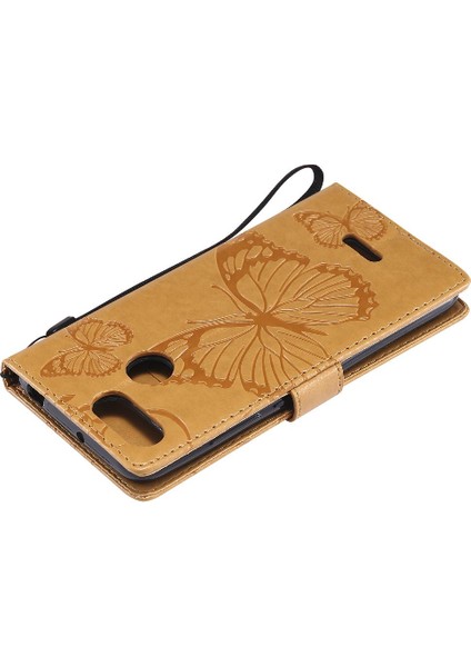 Xiaomi Redmi Için Flip Case 6/6A Kart Yuvası Standı ile Darbeye Kapak Pu (Yurt Dışından)