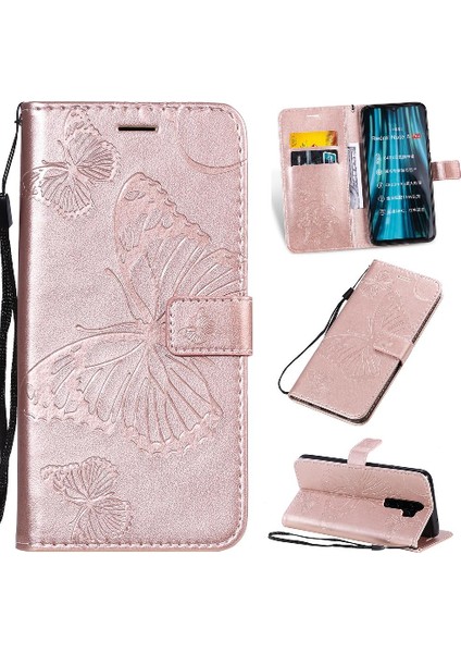 Kart Yuvası Standı Flip Kickstand ile Xiaomi Redmi Not 8 Pro Için Flip Case (Yurt Dışından)
