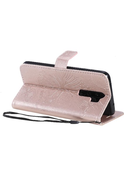 Kart Yuvası Standı Flip Kickstand ile Xiaomi Redmi Not 8 Pro Için Flip Case (Yurt Dışından)
