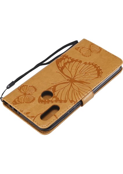 Xiaomi Redmi 7 Için Flip Case Manyetik Kapak Pu Deri Kart Yuvası ile Çevirin (Yurt Dışından)