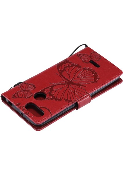 Xiaomi Redmi Için Flip Case 6/6A Kart Yuvası Standı ile Darbeye Kapak Pu (Yurt Dışından)