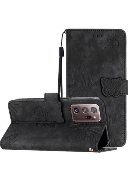 Galaxy Not 20 Için Flip Case Ultra Pu Deri Manyetik Kapatma (Yurt Dışından)
