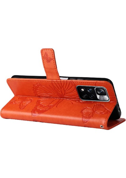 Xiaomi Redmi Not 11 Pro 5g Için Flip Case Pu Deri Flip Kickstand ile (Yurt Dışından)