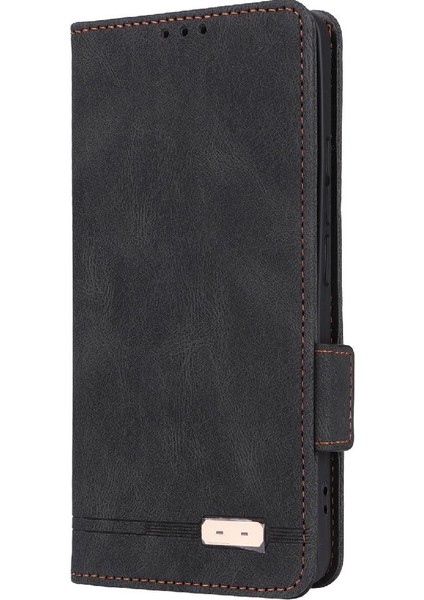 Xiaomi Poco F6 Pro Deri Kart Tutucu ile Folio Flip Case (Yurt Dışından)