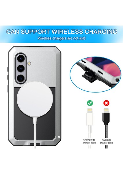 Galaxy S22 Artı Ağır Darbeye Dayanıklı Ağır Metal Kasa (Yurt Dışından)