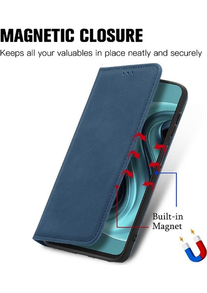 Huawei Nova 12I Için Flip Case Deri Kılıf Kapak Darbeye Cüzdan (Yurt Dışından)