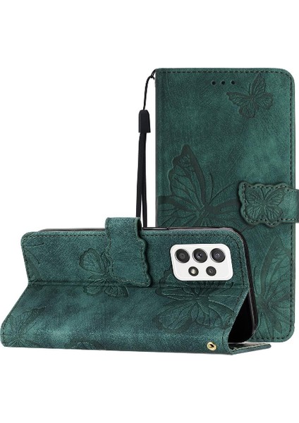 Galaxy Flip 4g/5g Manyetik Kapatma Cüzdan Pu Deri Için Flip Case (Yurt Dışından)