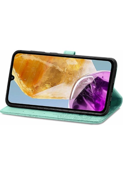 Galaxy Flip Için Flip CASE/F15 5g Deri Kılıf Basit Iş Çevirme (Yurt Dışından)