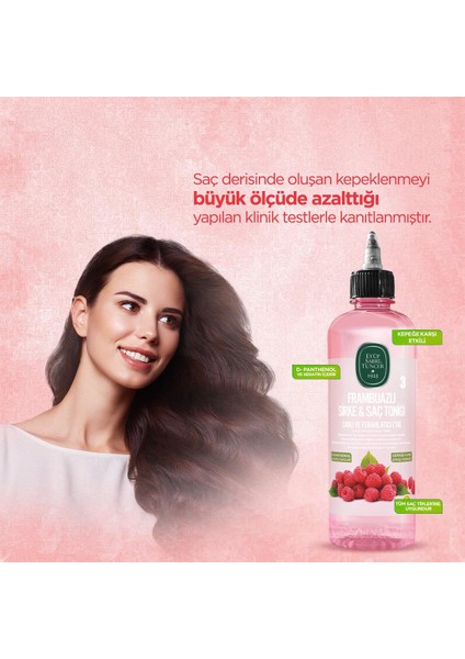 Frambuazlı Sirke & Saç Toniği 500 ml ve Rosıe